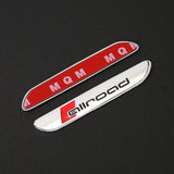 1PC Audi Allroad Sline Logo Metal Car Sticker Badge Decal
