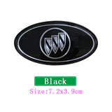 Buick Elliptical Metal Car Window Sticker Emblem Badge Decal