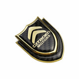 Citroen Shield Carbon Fiber Car Rear Sticker Window Emblem Badge Decal