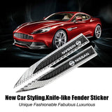 2pcs Nissan Nismo Logo Metal Car Side Fender Emblem Stickers