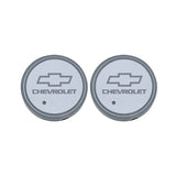 2pcs Chevrolet Logo Car Water Coasters 7-color LED Light Cup Mat Holder