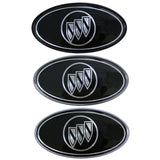 Buick Elliptical Metal Car Window Sticker Emblem Badge Decal