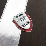 Audi Metal Shield Car Rear Sticker Auto Window Emblem Badge Decal