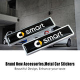 2pcs/set Mercedes Benz Smart Logo Metal Car Side Sticker Auto Emblem Badge
