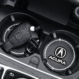 2PCS Acura Diamond Car Water Coaster Cup Mat