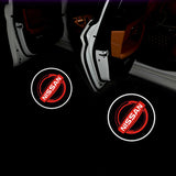2pcs Nissan Wireless Car Welcome Door Laser Projection LED Light