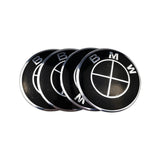 4pcs 56mm BMW M Power Alpina AC Hamann Hartge Car Wheel Center Hub Cap Sticker Decal