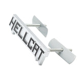 Dodge Hellcat Metal Car Trunk Sticker Front Grille Emblem Badge