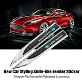 2pcs Land Rover Logo Metal Car Side Fender Emblem Stickers