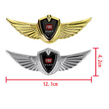 Fiat Logo 3D Metal Wing Car Emblem Sticker Badge Decal