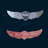 Infiniti Metal Wings Car Front Sticker Emblem Badge Decal