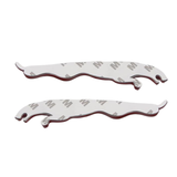 2PCS Jaguar Leopard Metal Car Side Body Sticker Decal Emblem Badge
