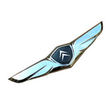 Citroen Metal Wings Car Front Hood Sticker Emblem Badge Decal
