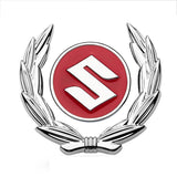 Suzuki Wheat Metal Car Window Sticker Emblem Badge Decal