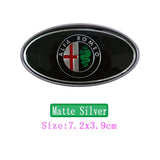 Alfa Romeo Elliptical Metal Car Window Sticker Emblem Badge Decal