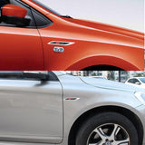 2pcs Subaru STI Logo Metal Car Sider Fender Sticker Emblem Badge