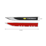 2pcs Chevrolet Logo Metal Car Side Fender Emblem Stickers