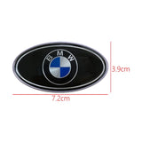 BMW M Power Elliptical Metal Car Window Sticker Emblem Badge Decal