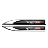 2pcs Subaru STI Logo Metal Car Sider Fender Sticker Emblem Badge
