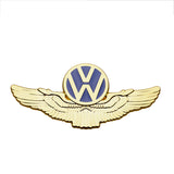VW Metal Wings Car Rear Sticker Auto Window Emblem Badge Decal