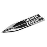 2pcs/set Nissan Nismo Metal Car Fender Side Sticker Emblem Badge Decal