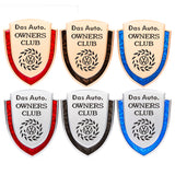VW Metal Shield Car Rear Sticker Auto Window Emblem Badge Decal