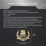 SEAT Metal Carbon Fiber Car Rear Sticker Shield Trunk Emblem Badge Decal