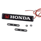 Honda Mugen Logo Car Front Hood Grille LED Light