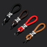 Mercedes Benz AMG Smart Apple Tree Logo Braided Rope Car Keychain Keyring