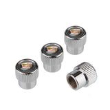 4pcs/set Cadillac Logo Car Air Valve Stem Caps Auto Tyre Valve Covers