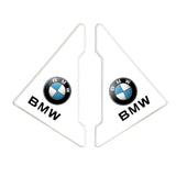 2PCS BMW M Power Car Door Corner Edge Cover Anti-Scratch Protective Sticker