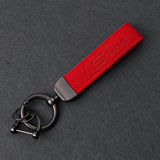 Audi RS Sline Suede Metal Car Keyring Pendant