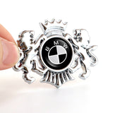 BMW M Power Alpina Double Lion Metal Car Rear Sticker Auto Window Emblem Badge Decal