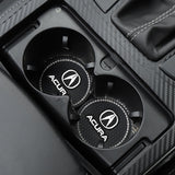 2PCS Acura Diamond Car Water Coaster Cup Mat