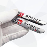 1PC Toyota GR Sport Logo Metal Car Sticker Badge Decal