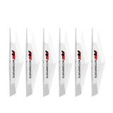6pcs VW Rline TPU Car Door Anti-collision Protective Stickers Bumper Strip Decal