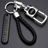 Audi Car Logo Metal Keychain