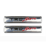 2pcs Toyota TRD Metal Car Sticker Emblem Badge Decal Decoration