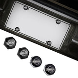 4pcs/set Nissan Logo Stainless Steel Car License Plate Bolts