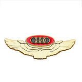 Audi Metal Wings Car Rear Sticker Auto Window Emblem Badge Decal