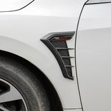 2PCS Audi Logo Shark Fin Car Side Fender Sticker Emblem
