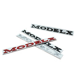 Tesla ModelX Letter Metal Car Rear Sticker Decal Emblem Badge