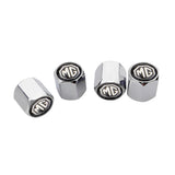 4pcs/set MG Car Air Valve Stem Cap Auto Tyre Valve Covers