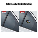 Cadillac Elliptical Metal Car Window Sticker Emblem Badge Decal