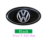 VW Elliptical Metal Car Window Sticker Emblem Badge Decal