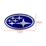 Subaru Elliptical Metal Car Window Sticker Emblem Badge Decal
