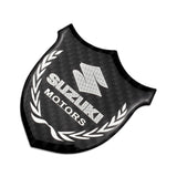 Suzuki Metal Carbon Fiber Car Rear Sticker Shield Trunk Emblem Badge Decal
