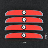 4pcs/set Renault Car Door Mirror Side Anti Collision Sticker Bumper Strips