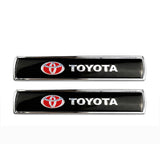 2pcs Toyota TRD Metal Car Sticker Emblem Badge Decal Decoration