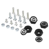 4pcs/set Mazda Logo Stainless Steel Car License Plate Bolts